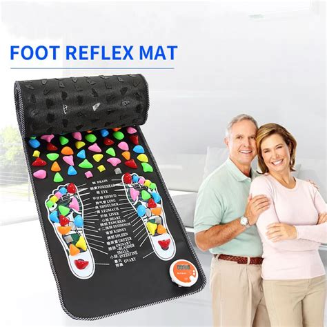 Reflexology Stone Foot Acupressure Massage Mat Pain Relief Feet Walk