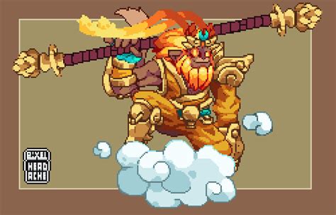 RADIANT WUKONG by PixelHeadAche on Newgrounds