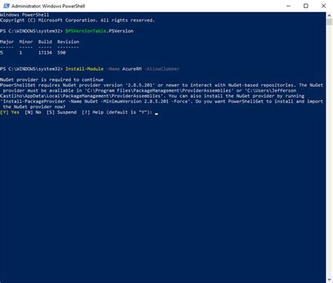 Instalando O Modulo Azure PowerShell Blog Jefferson Castilho