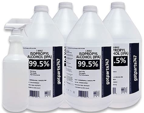 Amazon Gallons X Case Isopropyl Alcohol Made In Usa