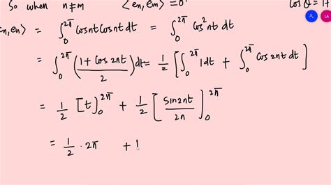 Functional Analysis Module III Class 16 Orthogonal Sets Examples YouTube