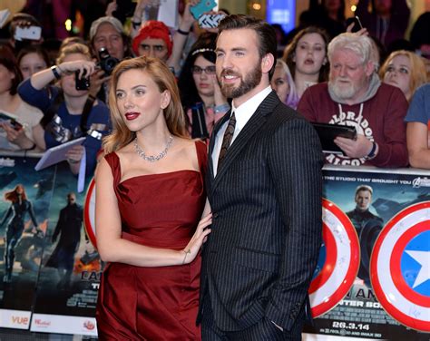 Marvel Stars Chris Evans Scarlett Johansson Team For Adventure Comedy