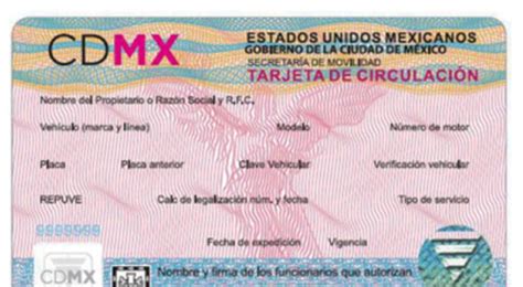 ¿cómo Renovar La Tarjeta De Circulación En Línea