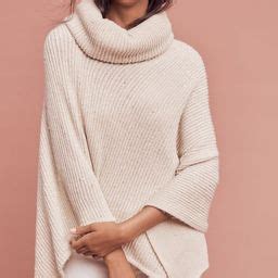 Plait Cable Knit Mockneck Sweater Curated On LTK Cowl Poncho Fashion