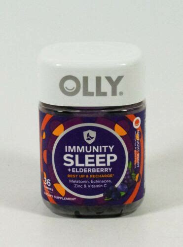 Olly Immunity Sleep Elderberry Melatonin Midnight Berry Gummies