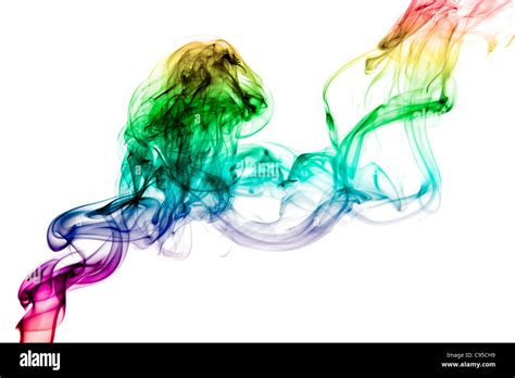 Incense Stick Smoke Trail Stock Photo Alamy