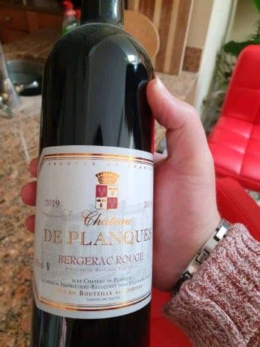 2019 Château de Planques Bergerac Rouge Vivino US