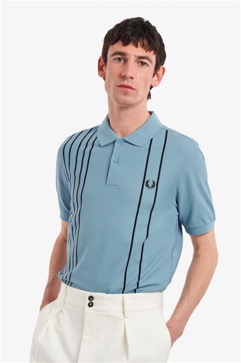 Fred Perry Refined Stripe Polo Shirt Luxinabox