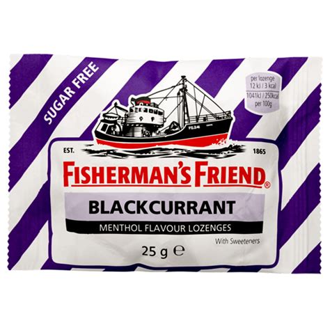 Fisherman S Friend Blackcurrant Sugar Free Lozenges G Branded