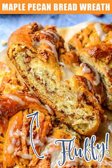 Maple Pecan Bread Wreath Recipe Frugal Mom Eh