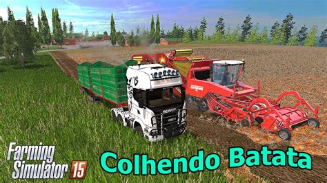 Farming Simulator 15 Colhendo Batata YouTube