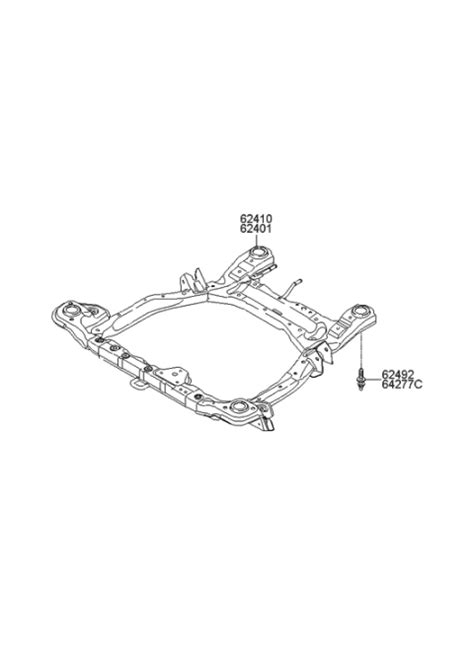 Front Suspension Crossmember 2012 Hyundai Santa Fe