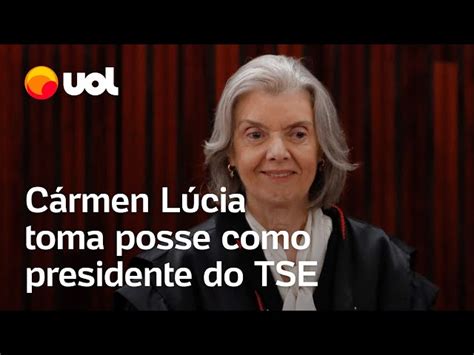 C Rmen L Cia Toma Posse Como Presidente Do Tse Acompanhe Ao Vivo