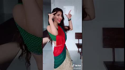 New Tik Tok Video The Carry On Saree Girl Hot Dance New Tik Tok Video