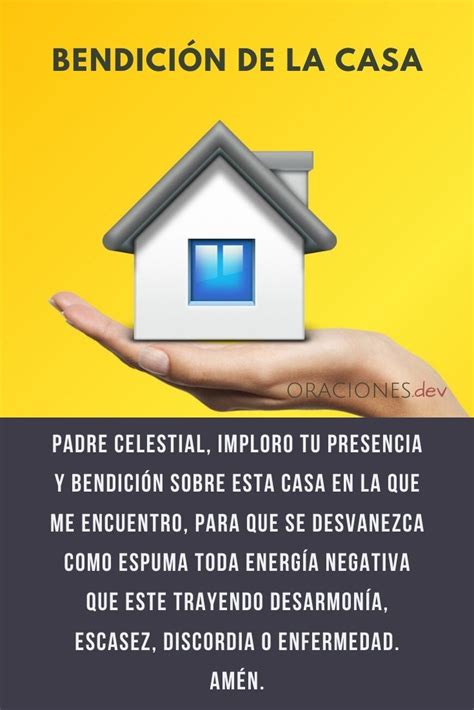 PODEROSA ORACIÓN PARA BENDECIR LA CASA Oraciones poderosas Oraciones