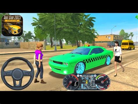 Taxi Sim Gameplay Driving Luxury Car Uber City Taxi Driver