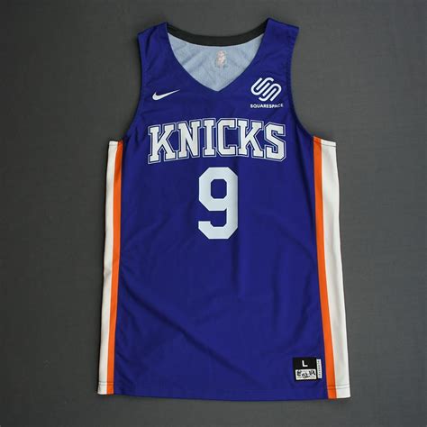 Rj Barrett New York Knicks Nba Summer League Game Worn