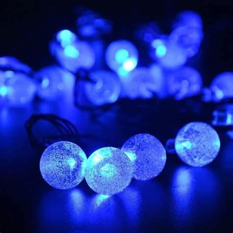 Guirlande Lumineuse Solaire D Ext Rieur Led Boules Fairy Lights