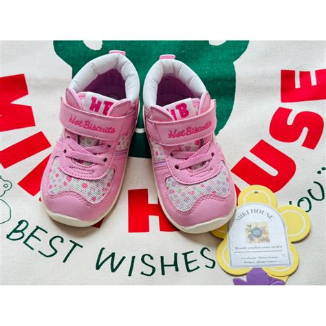 รองเทา Miki house HOT BISCUITS ของแท 13 5cm มอสอง ไมมกลอง พรอมสง Shopee Thailand