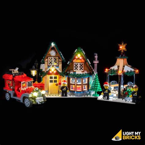 Lumières pour LEGO Post Office Village hiver 10222