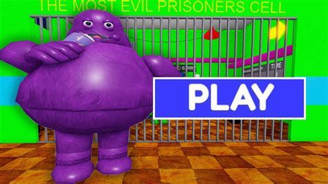 NEW GRIMACE ESCAPE GRIMACE BARRY S PRISON RUN Obby Full Gameplay