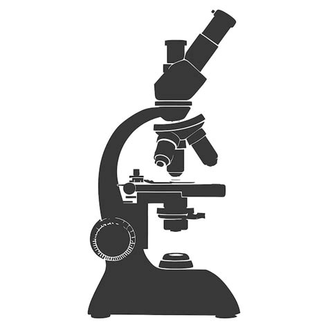 El Microscopio De Silueta Es Un Instrumento De Laboratorio Solo De