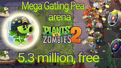 Plants Vs Zombies Arena Week Mega Gatling Pea Tournament Easy