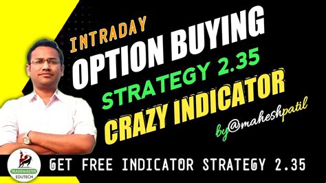 Option Buying Strategy 2 35 No Loss Option Buying Setup Best