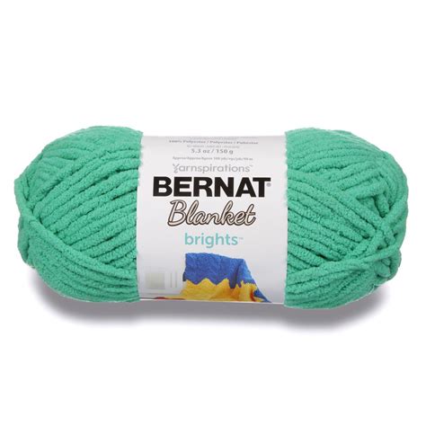 Bernat Blanket Brights Yarn 150g53 Oz Gogo Green Polyester