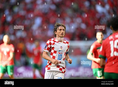 Fussball Wm In Dem Golf Staat Doha Luka Modric Hi Res Stock Photography