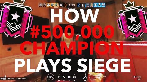 How The Worlds 500000 Champion Plays Siege R6 Console Ranked