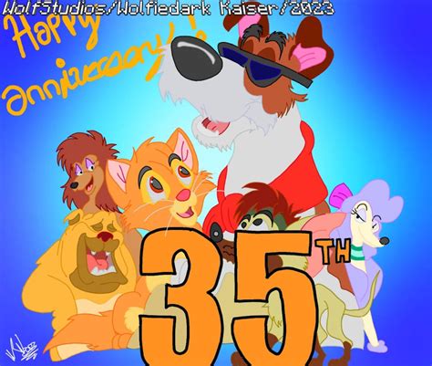 Oliver and Company 35th Anniversary Drawing by WolfiedarkKaise626 on ...