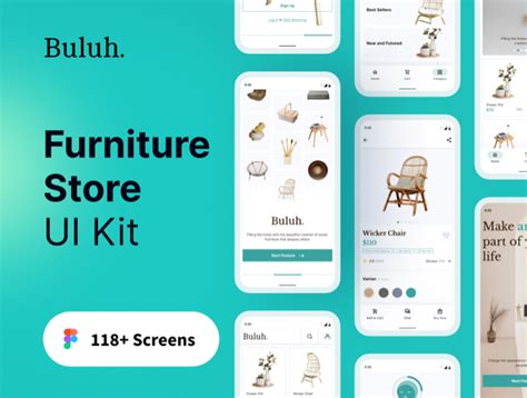 Buluh Furniture Shop Mobile App Ui Kit