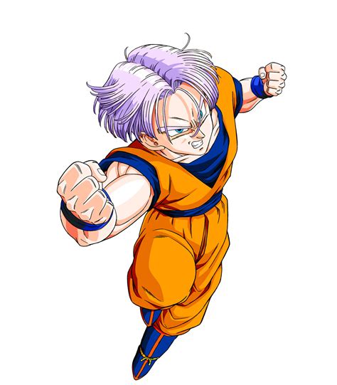 Trunks in Goku's Gi by moonrakerone on DeviantArt