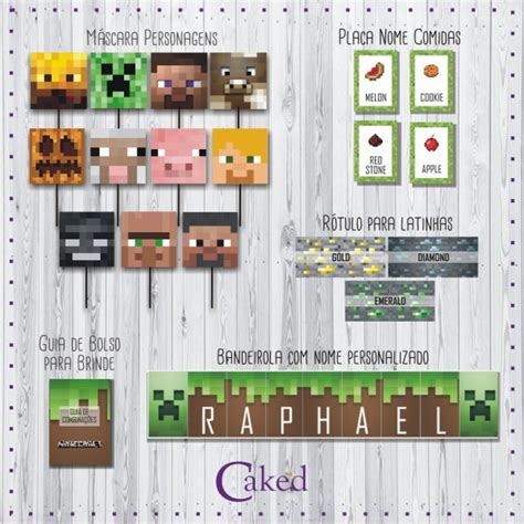 Kit Digital Minecraft Elo Produtos Especiais