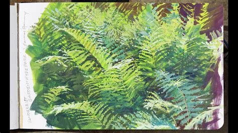 Painting Ferns with James Gurney - YouTube