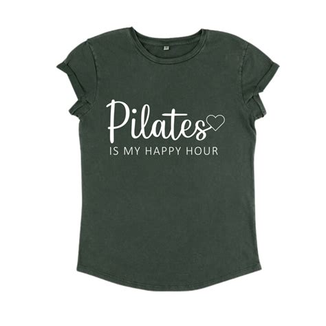 Pilates Is My Happy Hour Tee Pilates Apparel Appi Shop