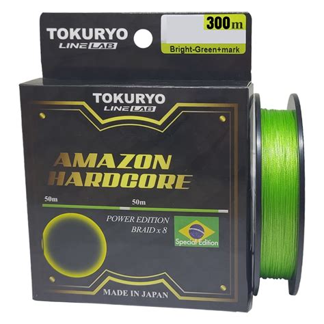 Linha Multifilamento Tokuryo Amazon Hardcore 8x 8 Fios 300 Metros