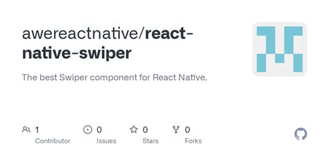 Github Ubiiii React Native Swiper The Best Swiper Component For