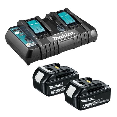 Pack Power 18v 2x6 0 Ah Chargeur 2 Accus Makita 199484 8