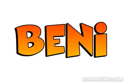 Beni Logo Outil de conception de nom gratuit à partir de texte flamboyant