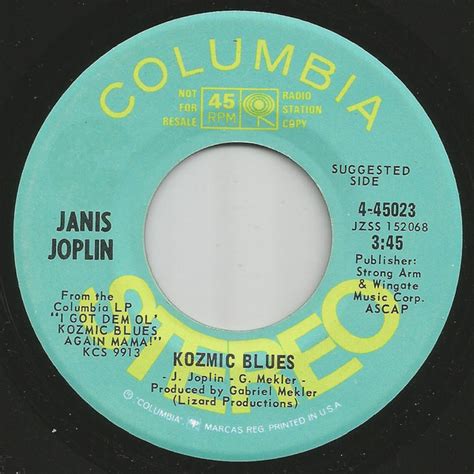 Janis Joplin Kozmic Blues 1969 Vinyl Discogs