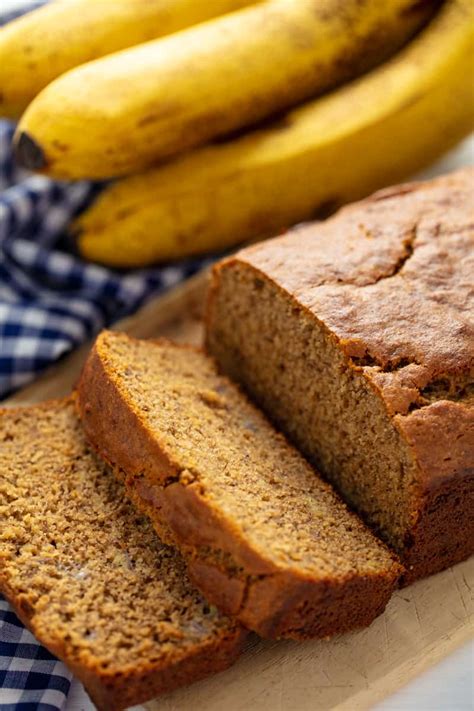 Healthy Whole Wheat Banana Bread Cafe Delites