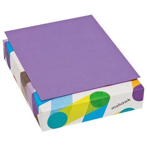 Mohawk Paper® Britehue Violet Semi Vellum 24 60 Lb Text 8 5x11 In 500