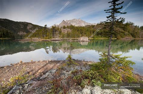 Atlin Lake; British Columbia, Canada — daytime, scene - Stock Photo ...