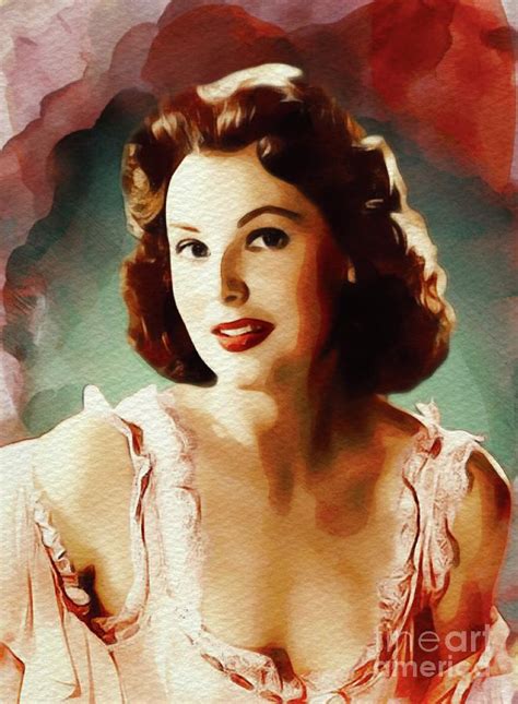 Arlene Dahl Vintage Movie Star Painting By Esoterica Art Agency Pixels