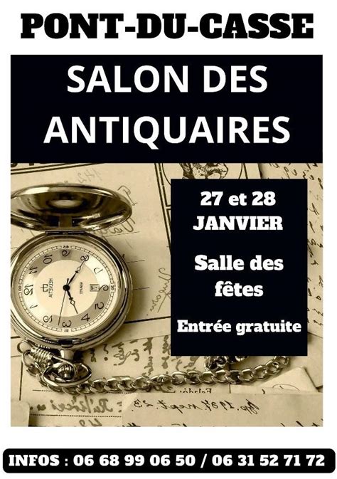 SALON DES ANTIQUAIRES Ville De Pont Du Casse