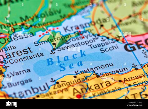 Black Sea On Europe Map United States Map