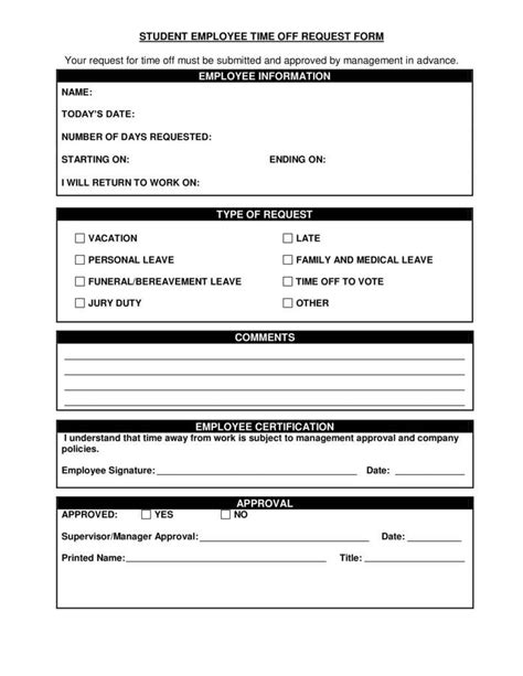 Free Printable Pto Forms Printable Forms Free Online