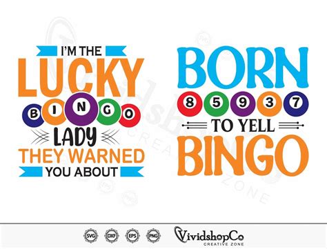 Bingo Svg Bundle Bingo Funny Svg Bingo Quotes Bundle Bingo Etsy